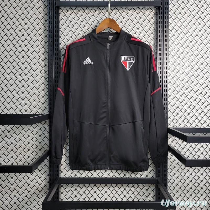 23/24 Sao Paulo Black Full Zipper Jacket