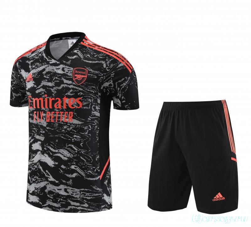 23 24 Arsenal Black Special Short Sleeve+Shorts