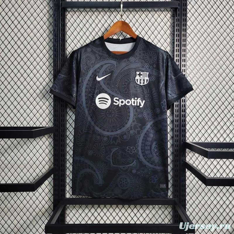 23/24 Barcelona Blackout Black Jersey