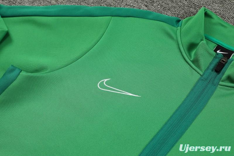 23/24 Nike Green Full Zipper Jacket+ Pants