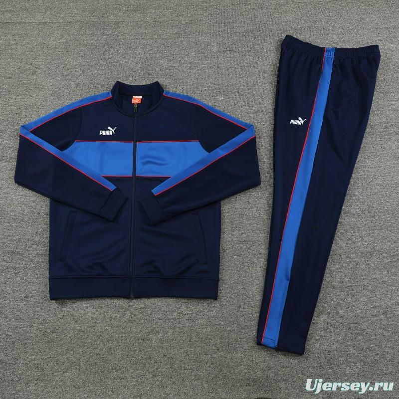 23/24 Puma Navy Full Zipper Jacket+Pants