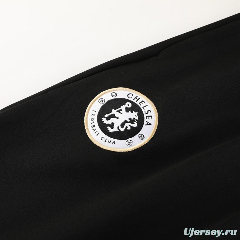 23/24 Chelsea Black Full Zipper Jacket+Pants