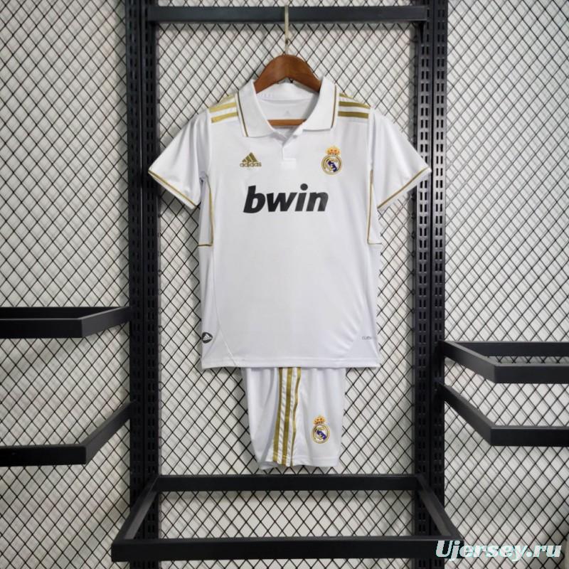 Retro 11-12 KIDS Real Madrid Home Jersey