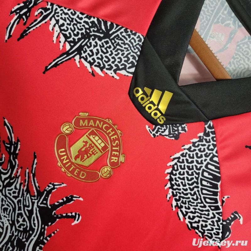 Retro 19/20 Manchester United Spring Festival China Dragon Special Edition Jersey