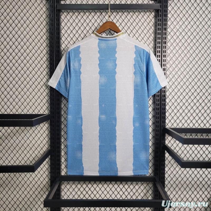 Retro 2021 Argentina x Maradona Tribute Home Jersey