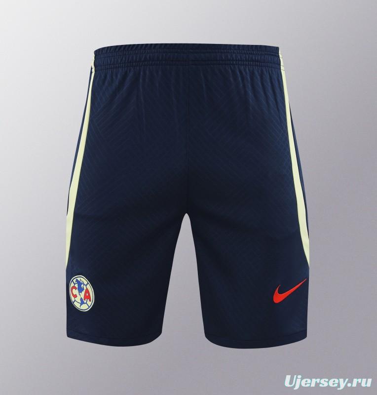 24/25 Club America Blue/Yellow Vest Jeresy+Shorts