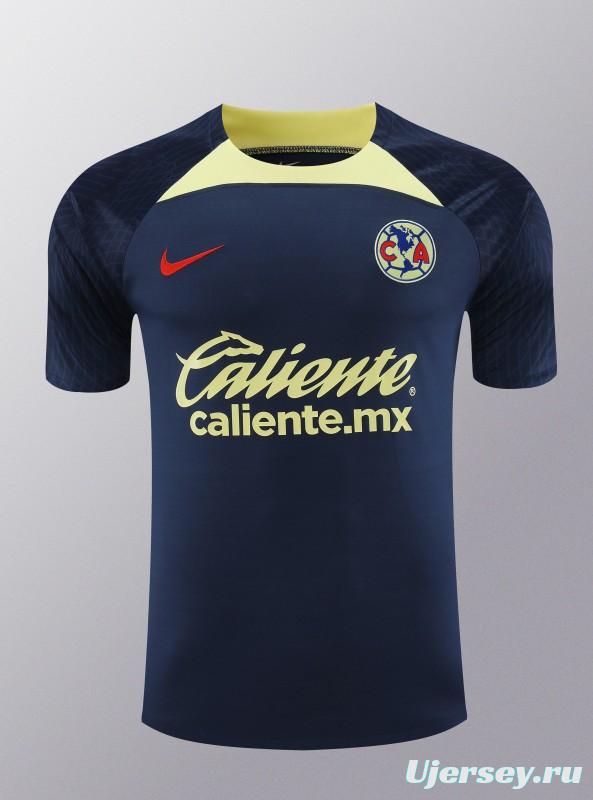 24/25 Club America Navy Short Sleeve Jeresy+Shorts