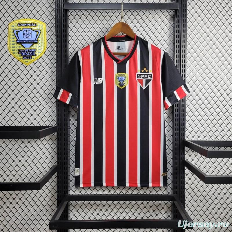 24/25 Sao Paulo Away Jersey + With Patch