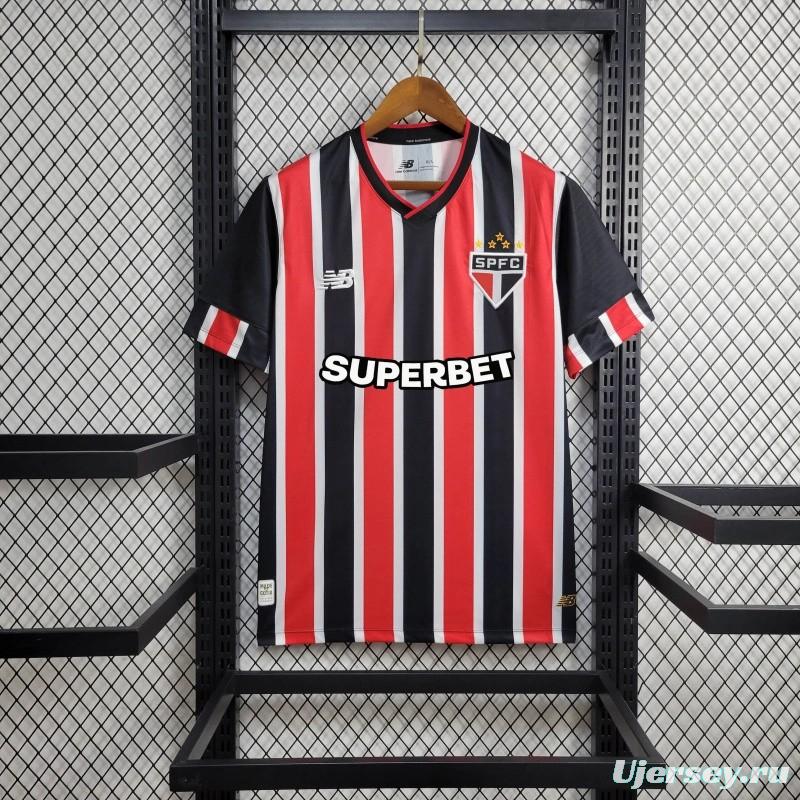 24/25 Sao Paulo Away Jersey + With Patch