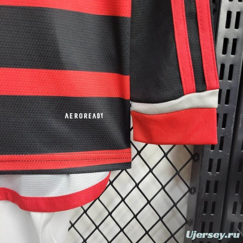 24/25 Kids Flamengo Home Long Sleeves Jersey