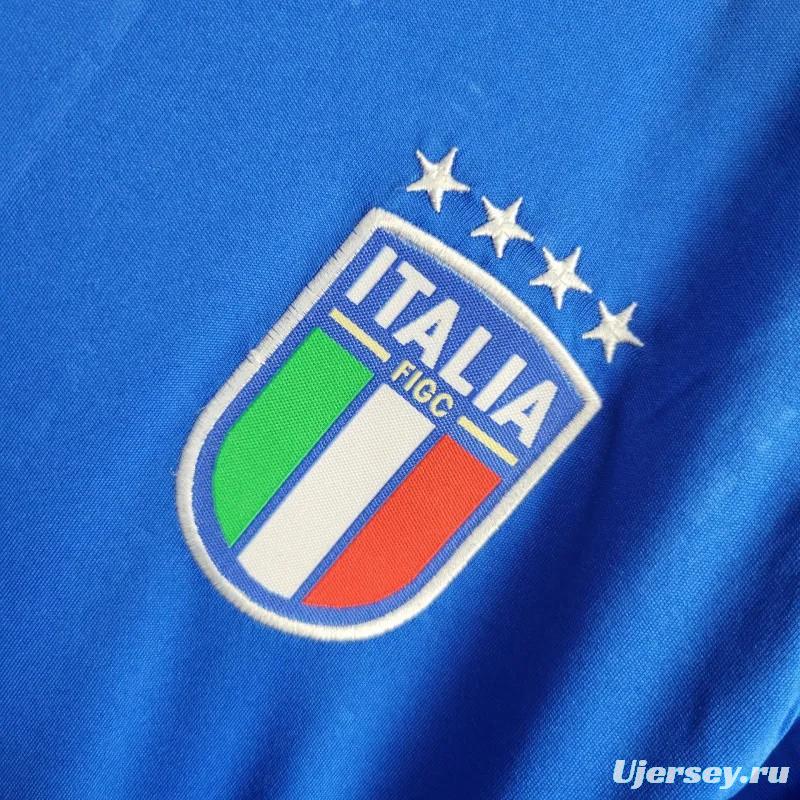 2024 Kids Italy Away White Jersey
