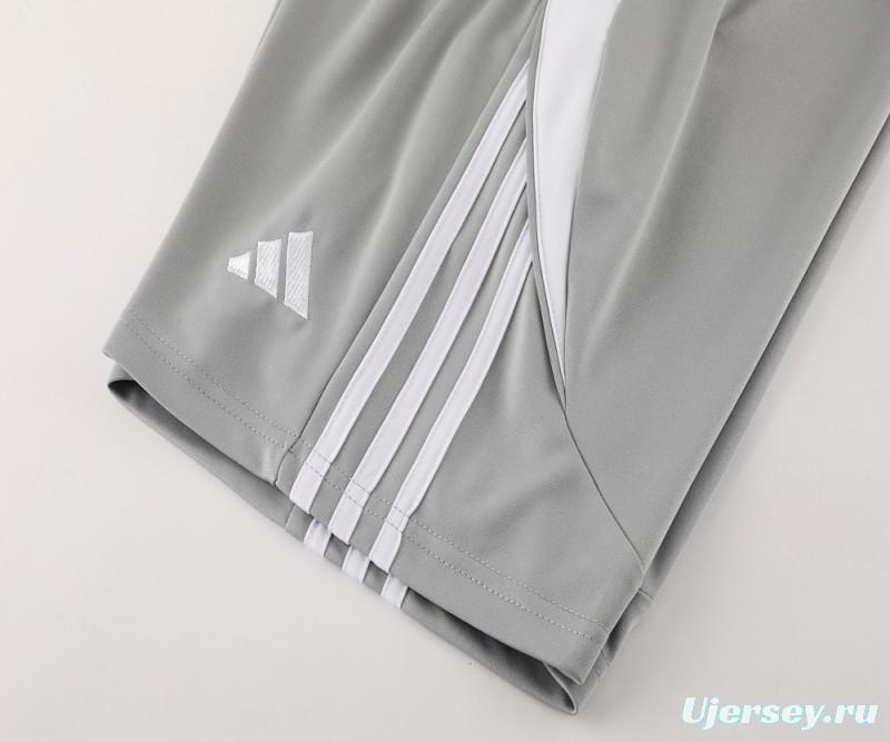 2024 Adidas Grey Short Sleeve Jersey+Shorts