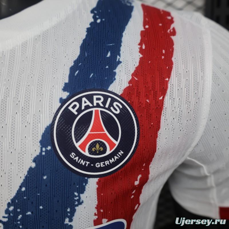 Player Version 24/25 PSG Away White Jersey