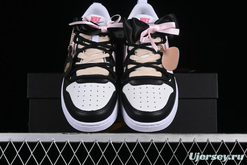 Nike Court Borough Love Rose Pink Non-Slip Wear-Resistant Low-Cut Sneakers