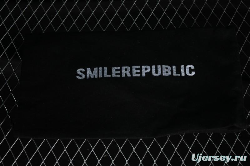 SMILEREPUBLIC Mint Manbo Light Blue Checkered Open Smile Platform Canvas Shoes - G.D4