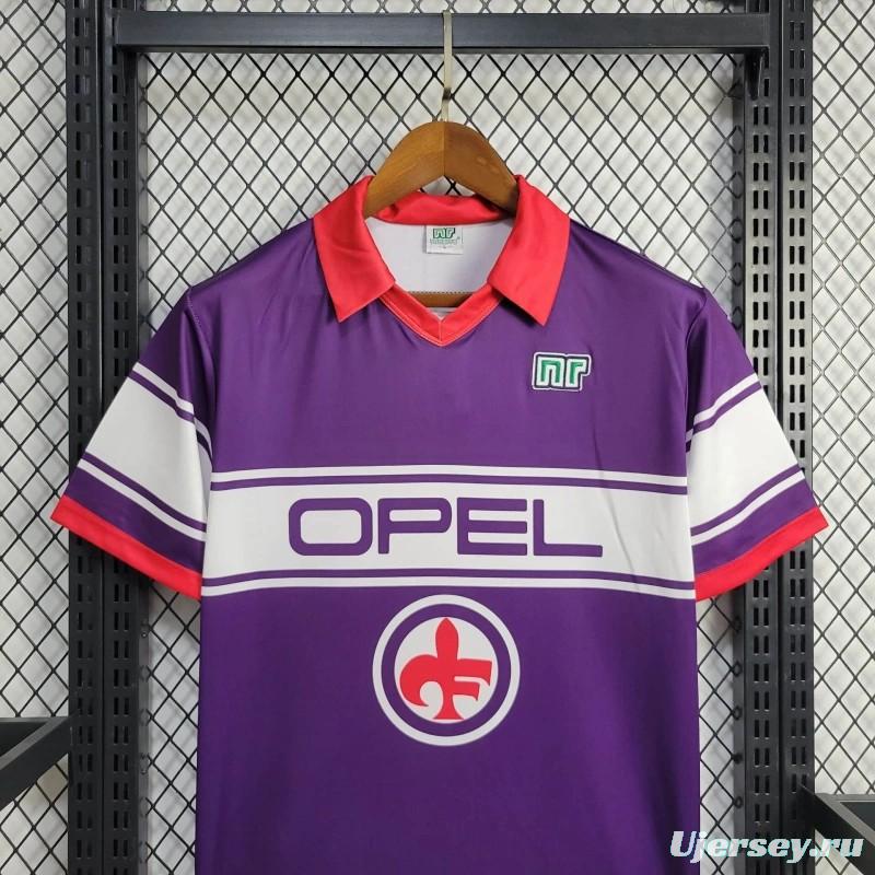 Retro 84/85 ACF Fiorentina Home Jersey