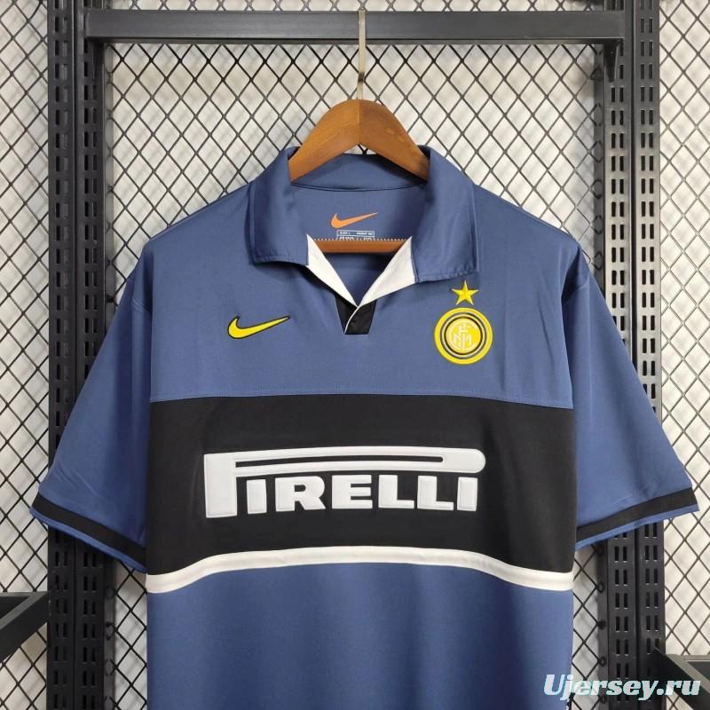 Retro 98/99 Inter Milan Third Blue Jersey