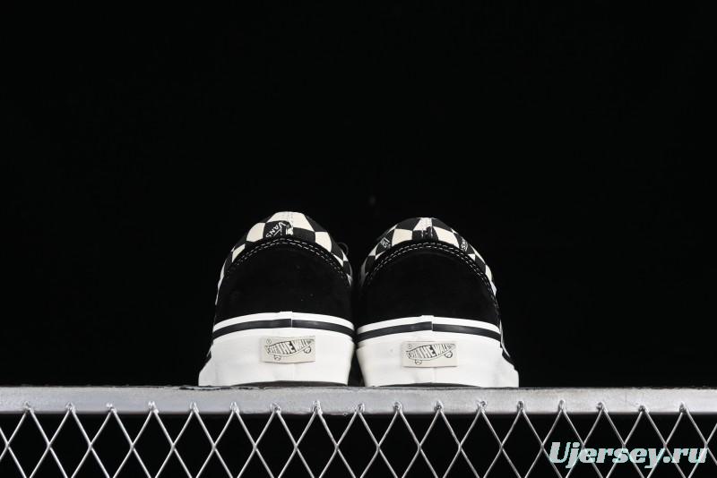 Vans Old Skool Reissue 136 High-End Series Canvas Sneakers with Toe Cap Design - VN000MT6BPQ