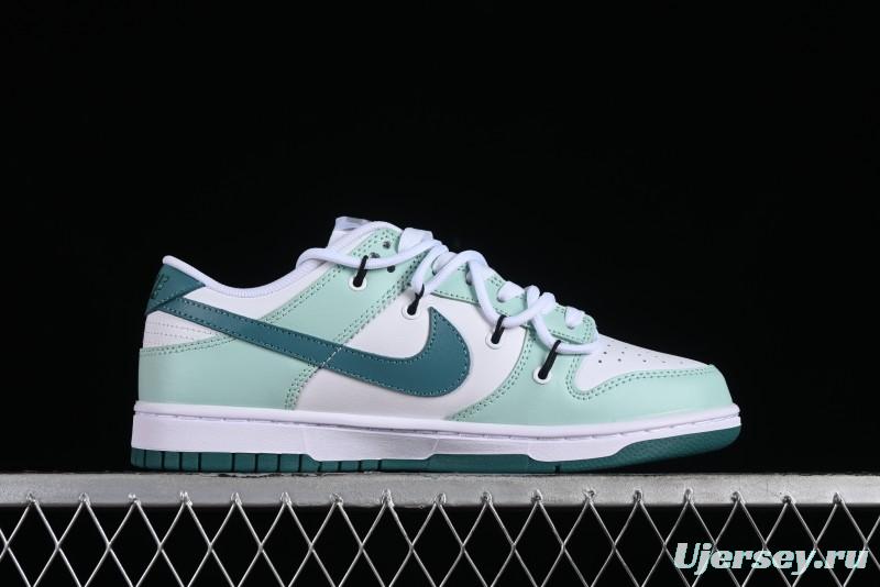 Nike SB Dunk Low White Green Skateboarding Shoes - FD9911-101