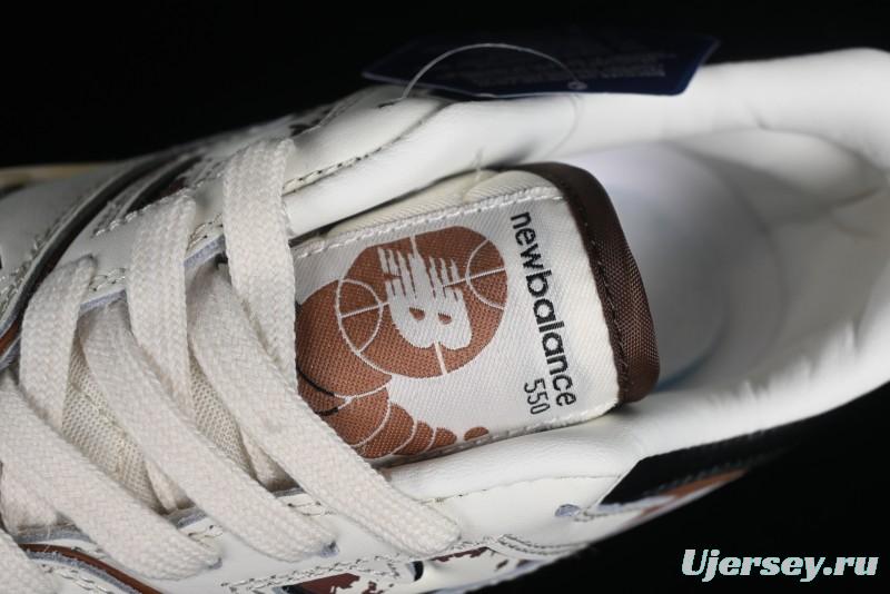 New Balance BB550 Series Leather Unisex Casual Running Shoes - BB550VGC