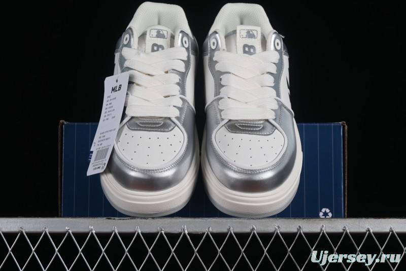 MLB Chunky Liner Metal Senior Series Lightweight Platform Casual Sneakers with 6cm Height Increase - 3ASXCLH3N50GRS