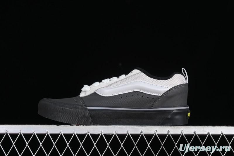 Vans OG Classic Slip-On Acid Wash Retro Grey Black Skate Shoes - VN0009QCGRY