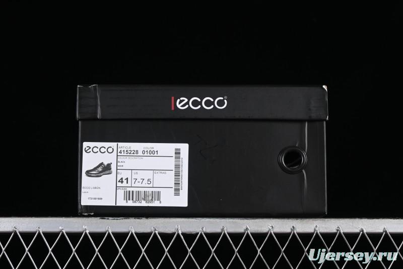 Ecco Pure Color Block Slip-Resistant耐磨耐磨运动鞋 41522801001