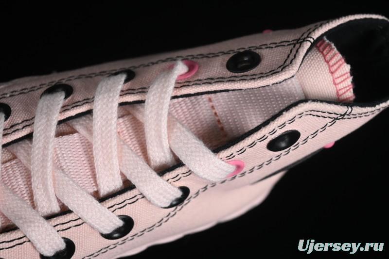 Converse Chuck 70s High Top Casual Sneakers in Black and Pink - A09541C