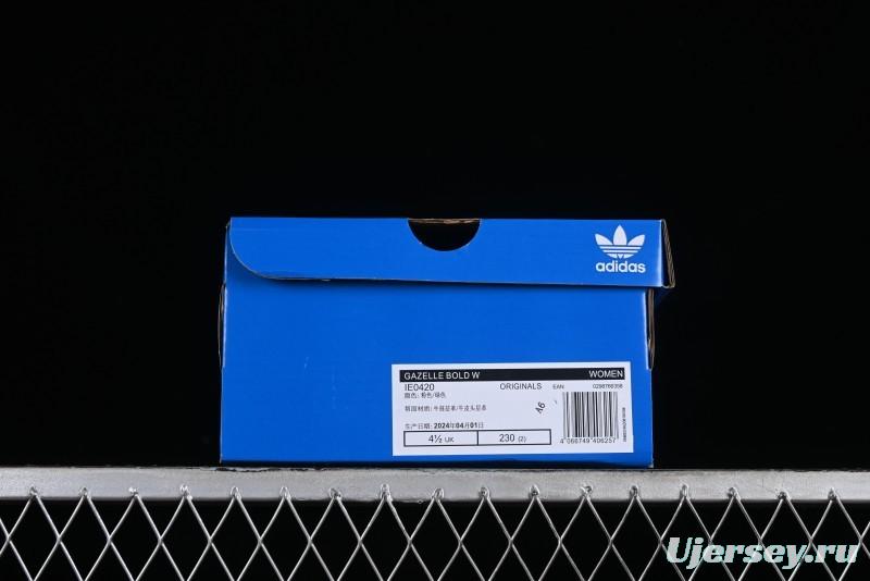 Adidas Originals Gazelle Bold Low-Top Sneakers with Thick Sole for Casual Wear - IE0420