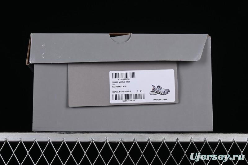 Balenciaga Phantom Sneaker 10th Generation Lace-Up Running Shoes with Transparent Heel Strap - W3XLL0525