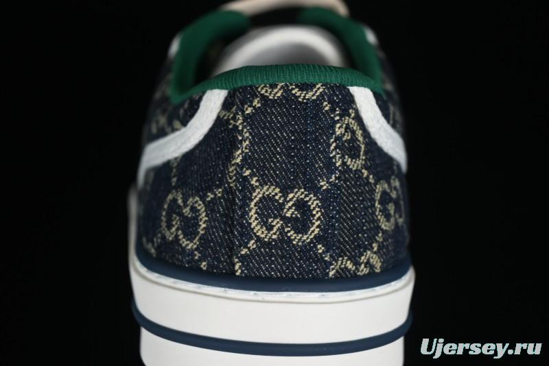 Gucci Tennis 1977 Print Sneaker Retro Casual Canvas Shoes - 02JPO9064