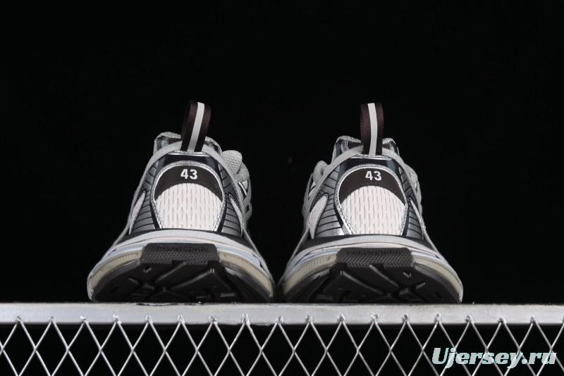 Balenciaga Phantom Sneaker 10th Generation Lace-Up Running Shoes with Transparent Heel Strap - W3XLL2097