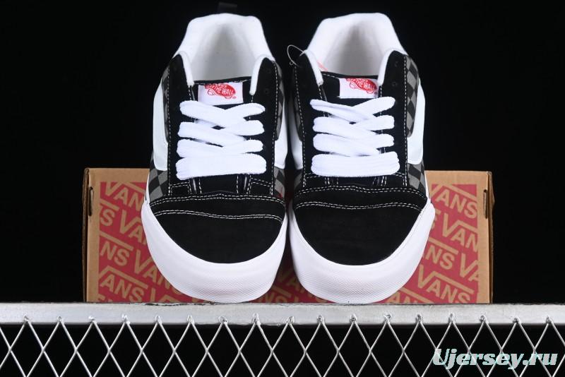 Vans Classics Knu Skool Retro Skate Shoes with Thick Tongue and Oversized Toe - VN0009QCB9P