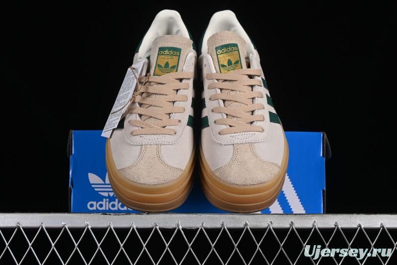 Adidas Originals Gazelle Bold ID7056 Low-Top Sneakers with Thick Sole for Casual Wear, Slip-Resistant and Durable - ID7056