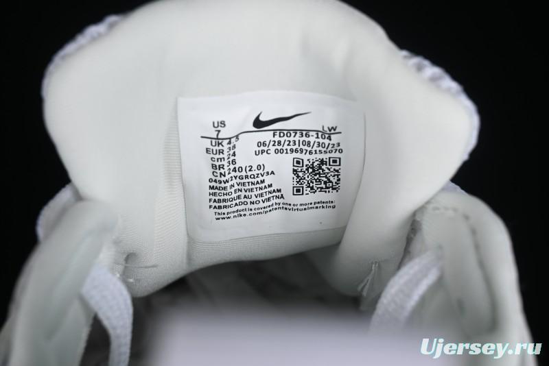 Nike Runtekk Run Retro Low-Top Running Shoes with Cushlon Midsole and Anti-Slip Design - FD0736-104