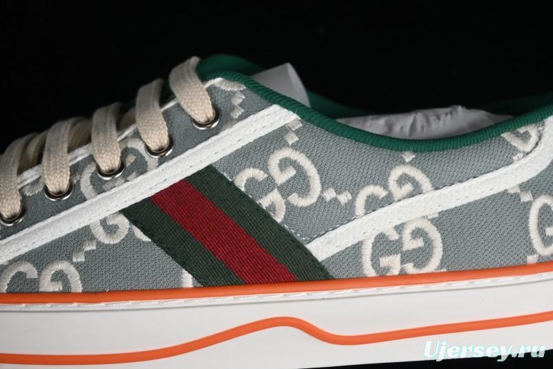 Gucci Tennis 1977 Print Sneaker Retro Casual Canvas Shoes - 02JPO9064