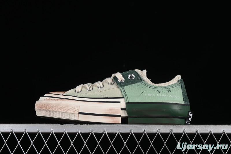 Feng Chen Wang Converse Chuck 70 Low Unisex Deconstructed Canvas Sneakers - A07636C