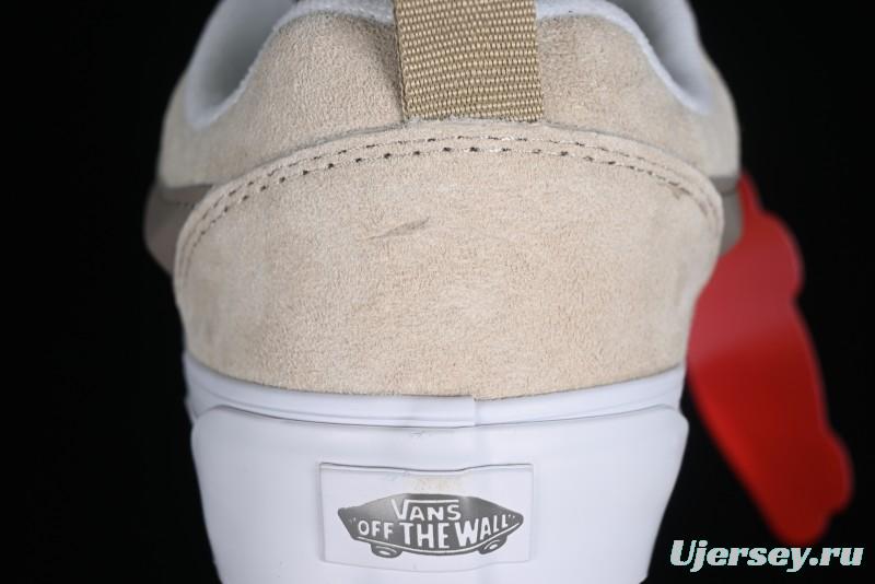 Vans Classics Knu Skool Cream Coffee Chunky Tongue Platform Sneakers - VN0009QCJD8