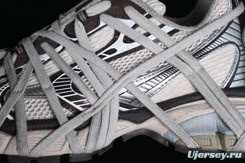 Balenciaga Phantom Sneaker 10th Generation Lace-Up Running Shoes with Transparent Heel Strap - W3XLL2097