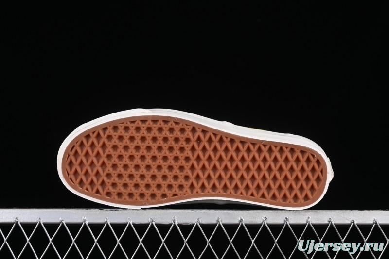 Kamiya Vulcanize Sneaker 23AW High-End Line Dissolved Yellow Canvas Shoes with Smiley Face Print Low-Top - M.C3