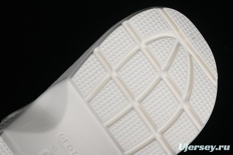 Crocs Classic Clog Retro Beach Sandals with Adjustable Heel Strap and Thick Sole - B.D4