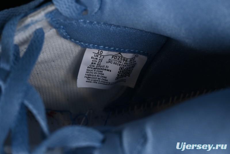 Nike Air Jordan 1 High OG "First in Flight" Basketball Shoes with UNC Blue and Yellow Accents - FD2596-400