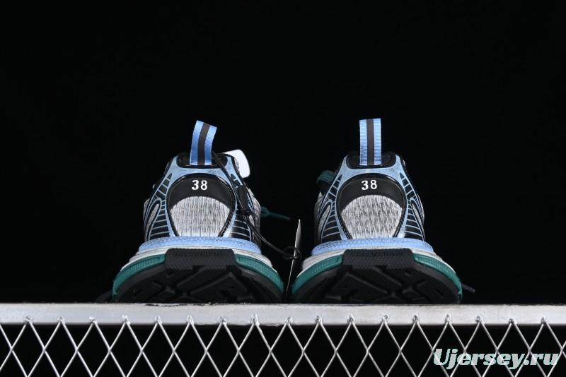 Balenciaga Phantom Sneaker 10th Generation Trend Running Shoes with Transparent Heel Strap - W3XL53124