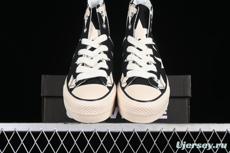 Converse All Star Lift High Top Platform Sneakers with Star Print - A09903C