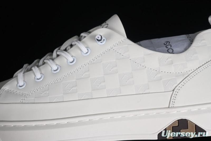 ECCO Soft 7 Classic Slip-On Loafers with Mosaic Pattern - 63231601002