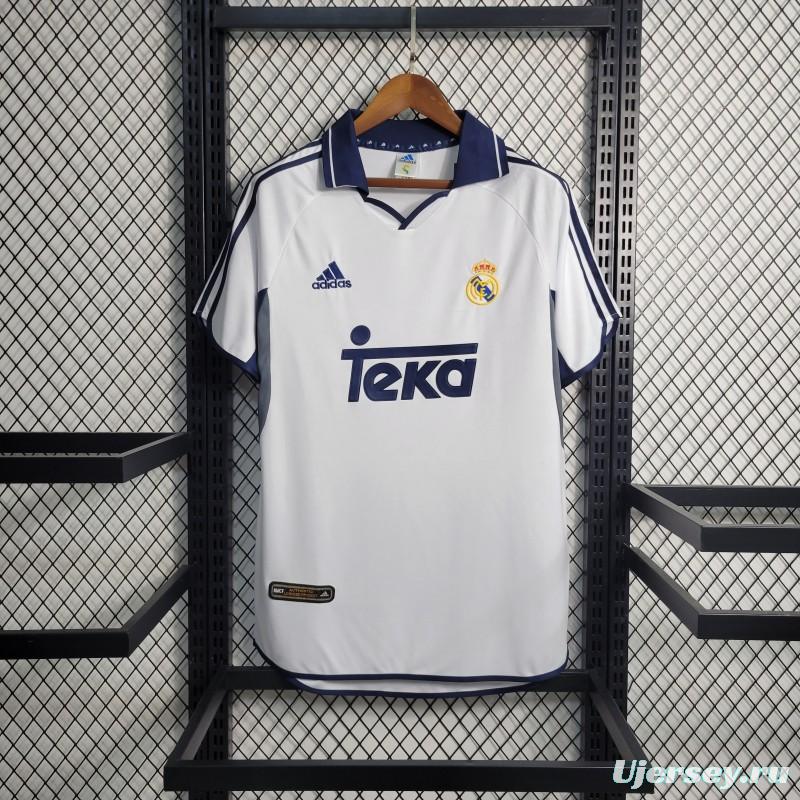 Retro 00/01 Real Madrid Home Jersey