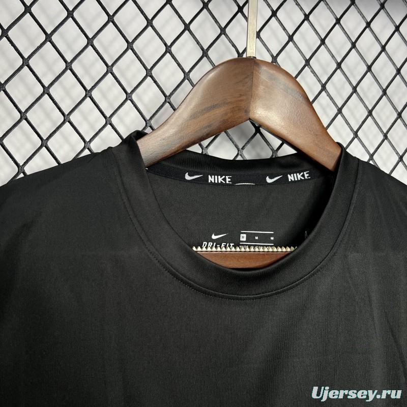 2024 Nike Black Cotton T-shirt #1032