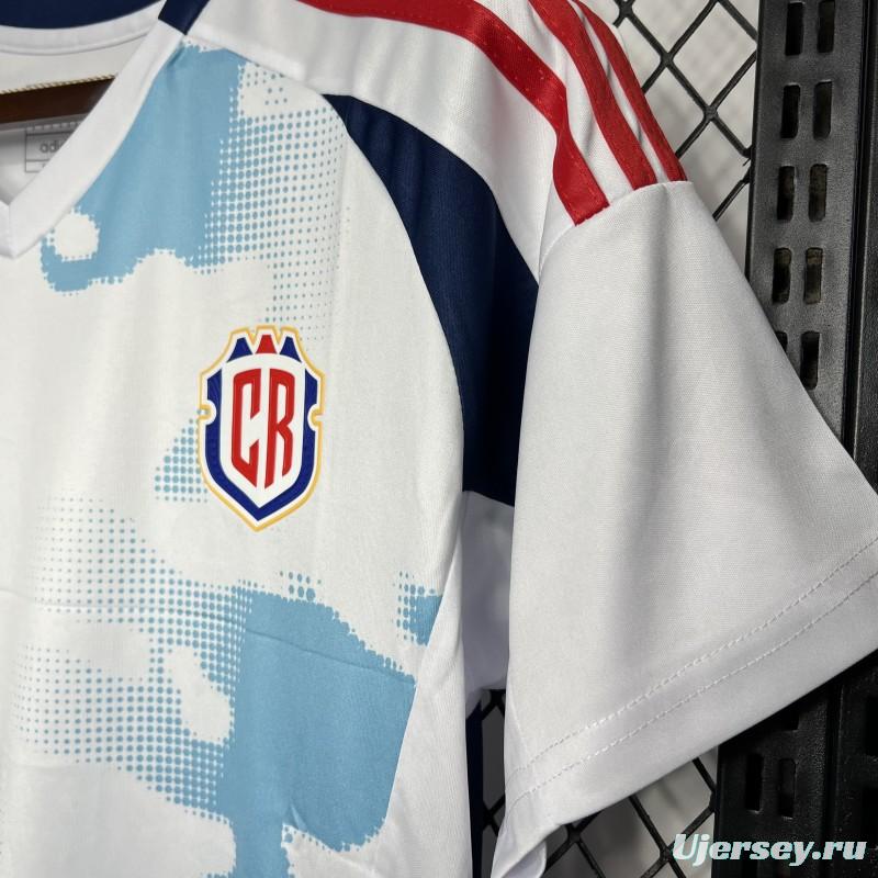 2024 Costa Rica Away White Jersey