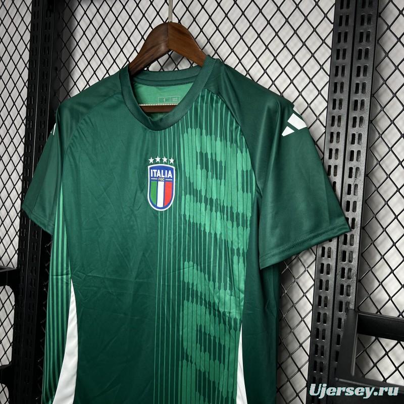 2024 Italy Pre-Match Green Jersey
