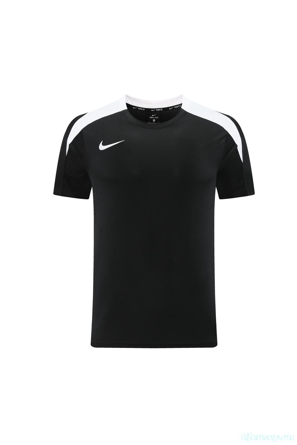 24/25 Nike Black/White Short Sleeve Jersey+Shorts